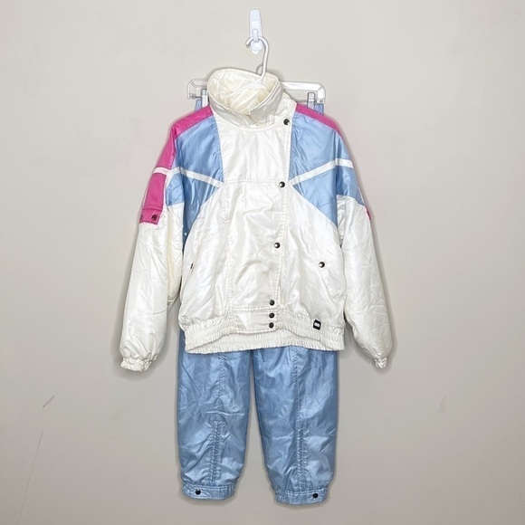 Vintage 80s Spyder Ski Jacket and Snow Pants Matching Set - Picture 1 of 12